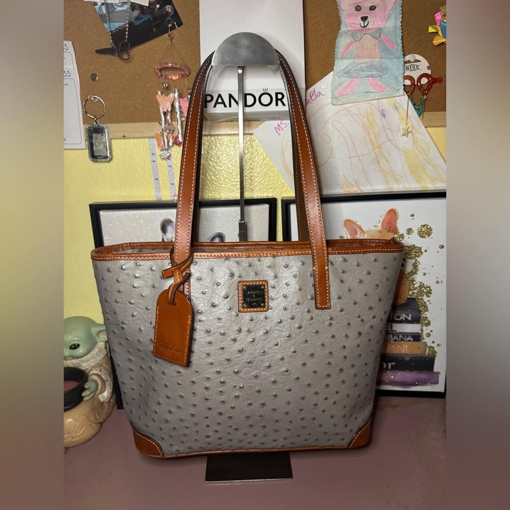 Dooney & Bourke Ostrich Charleston Tote